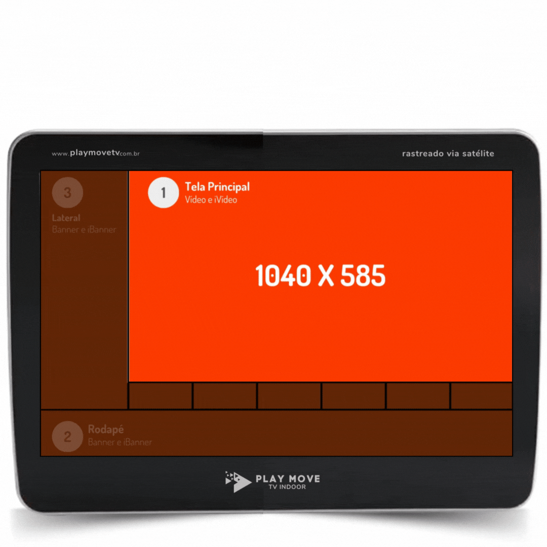 iVídeo Tela Principal 15s Indeterminado (01 Tela)